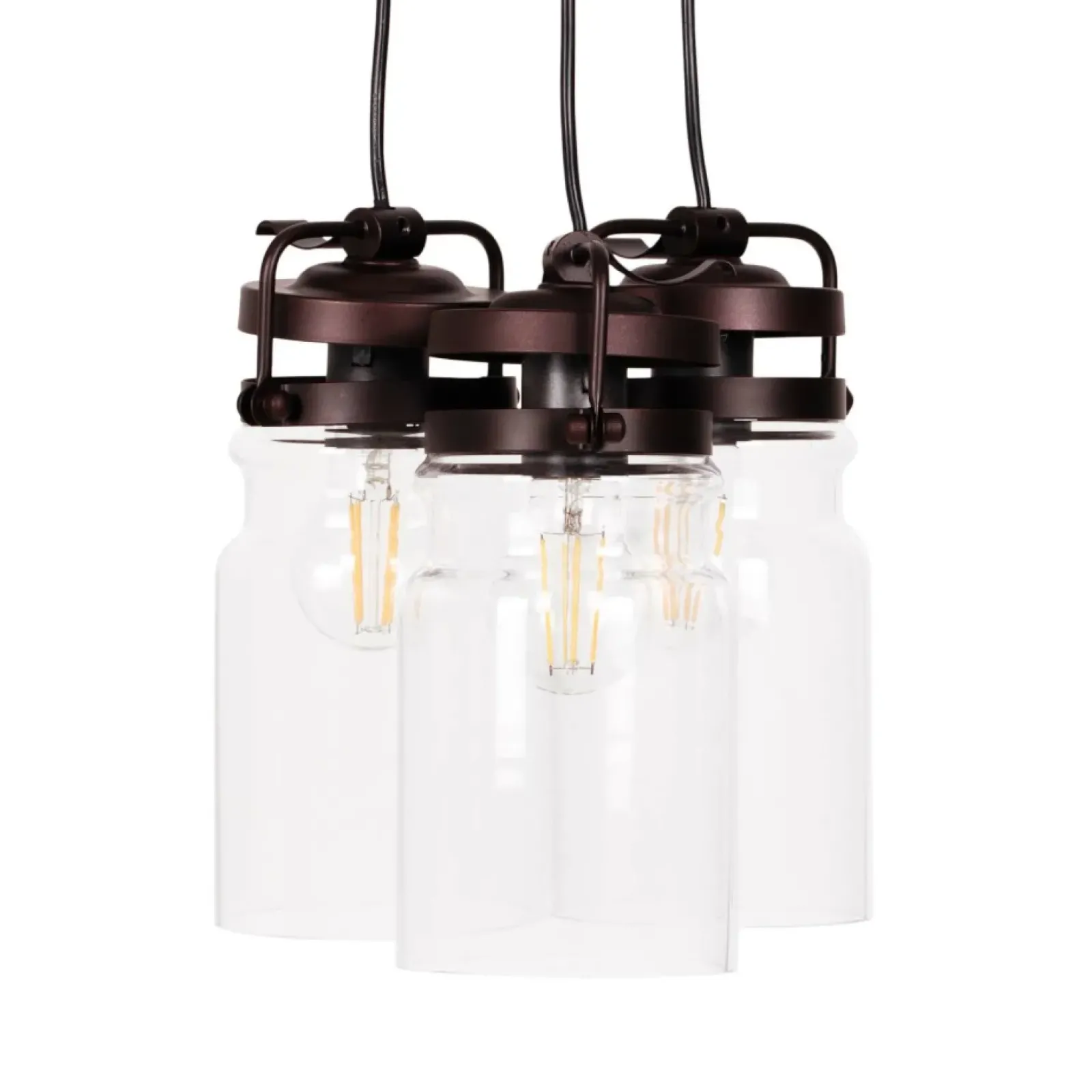 Sklep Kaja Nowoczesna lampa wisząca, do kuchni K-8004-3 RAVEN | Kaja Oświetlenie brąz Cheap