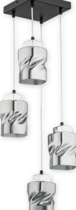 Sklep Kaja Nowoczesna lampa wisząca do salonu O2965 W4 CZA CH MERU | Kaja Best