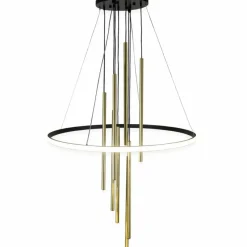 Sklep Kaja Nowoczesna lampa wisząca, koło LED z tubami ANT 8978 LUNA | Kaja Discount