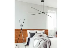 Sklep Kaja Nowoczesna lampa wisząca LED do sypialni AZ3135 JAX | Kaja Oświetlenie czarny Outlet