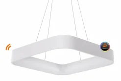 Sklep Kaja Nowoczesna lampa wisząca LED z pilotem AZ3988 SOLVENT | Kaja biały Outlet