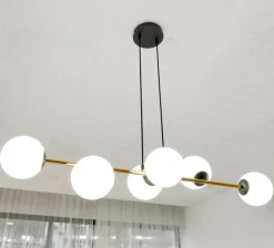 Sklep Kaja Nowoczesna lampa wisząca nad wyspę kuchenną 1241/6 z serii GRAVITY Hot