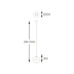 Sklep Kaja Nowoczesna lampa wisząca nad wyspę P0428-01J-F4AC ENCELADUS | Kaja Cheap