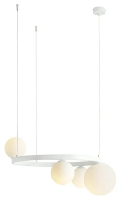Sklep Kaja Nowoczesna lampa wisząca obręcz z kloszami 1099L_R z serii GARDA Zadzwońporabattel.783200183(8-16)/mailsklep@kaja.com.pl Shop