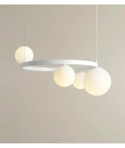 Sklep Kaja Nowoczesna lampa wisząca obręcz z kloszami 1099L_R z serii GARDA Zadzwońporabattel.783200183(8-16)/mailsklep@kaja.com.pl Shop