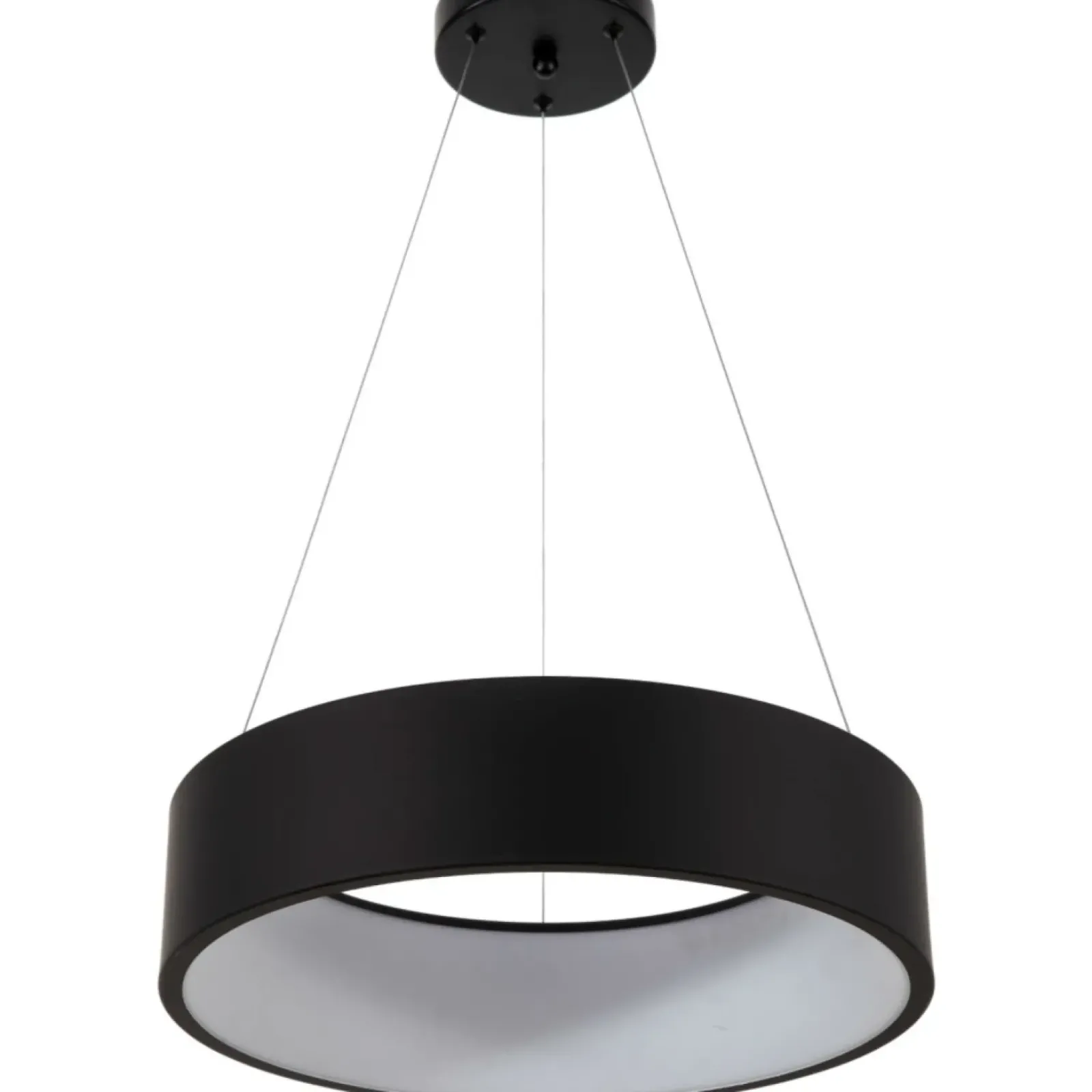 Sklep Kaja Nowoczesna lampa wisząca obręcz LP-622/1P BK MALAGA | Kaja Oświetlenie Shop