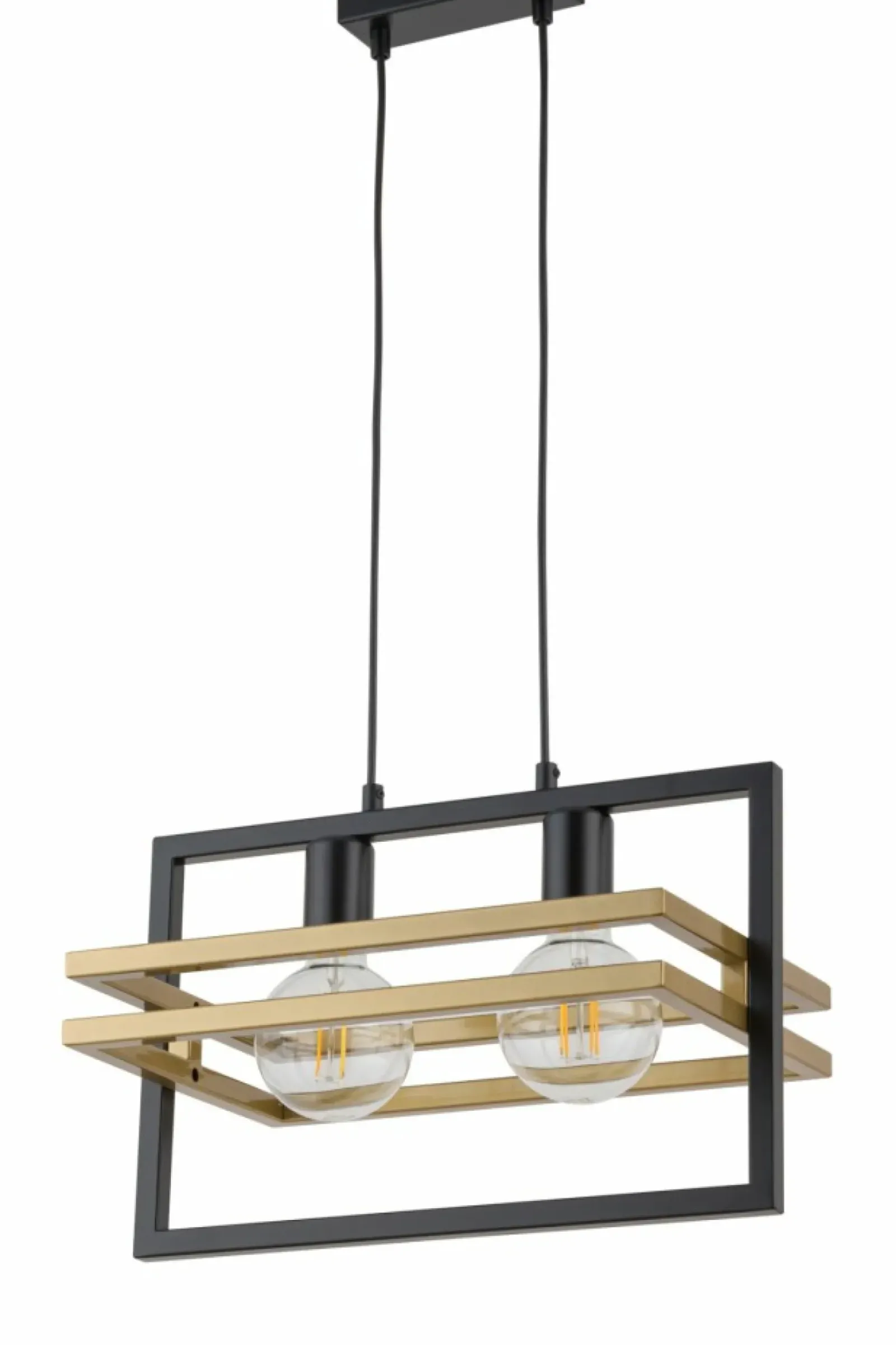 Sklep Kaja Nowoczesna lampa wisząca w kształcie ramki SIG 32389 - MERCI CZ/ZŁ Sale