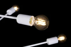 Sklep Kaja Nowoczesna lampa wisząca w białej oprawie 697/6 | Kaja Oświetlenie biały Sale