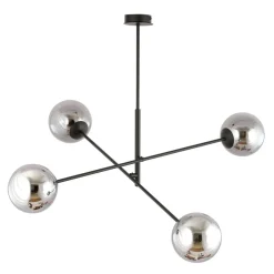 Sklep Kaja Nowoczesna lampa wisząca z grafitowymi kloszami 1167/4 LINEAR | Kaja Hot