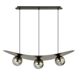 Sklep Kaja Nowoczesna lampa wisząca z grafitowymi kloszami 1300/3 z serii AURA New
