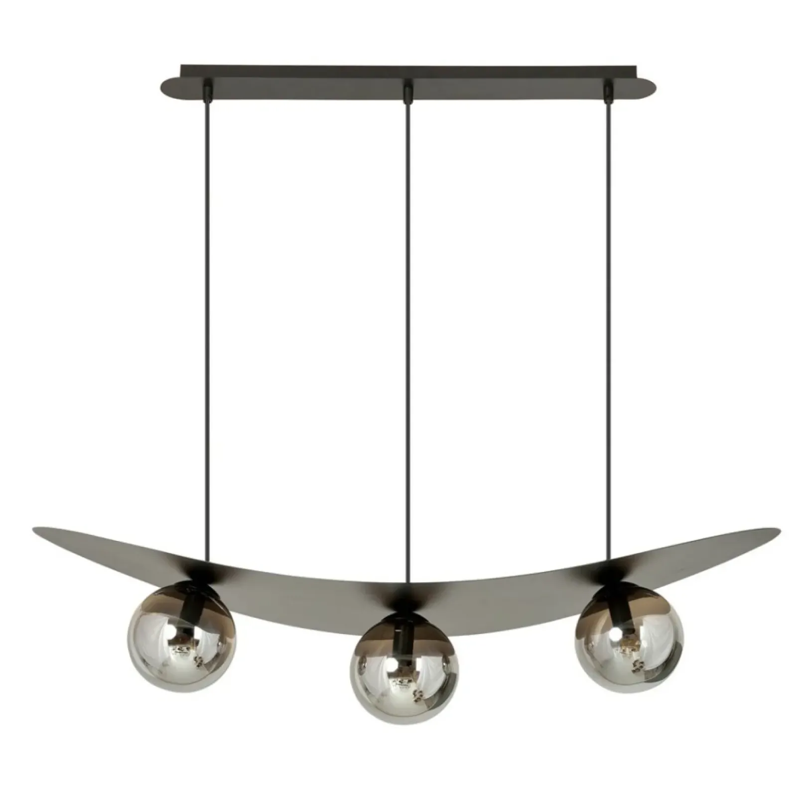 Sklep Kaja Nowoczesna lampa wisząca z grafitowymi kloszami 1300/3 z serii AURA New