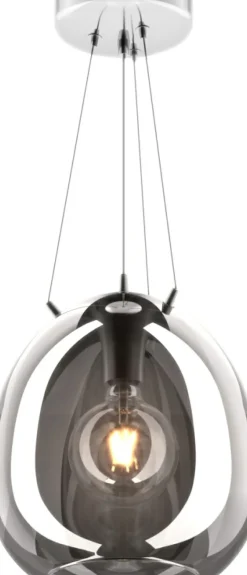 Sklep Kaja Nowoczesna lampa wisząca z dużym kloszem P19066B-D30 MOON | Kaja Cheap