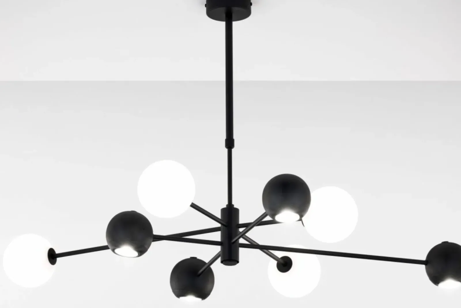 Sklep Kaja Nowoczesna lampa z kulistymi kloszami JUP 1998 MO8 CZ BI MOKA | Kaja Discount