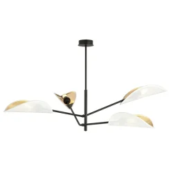 Sklep Kaja Nowoczesna lampa z osłonkami w kształci liści 1159/4 VENE | Kaja Fashion