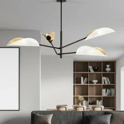 Sklep Kaja Nowoczesna lampa z osłonkami w kształci liści 1159/4 VENE | Kaja Fashion