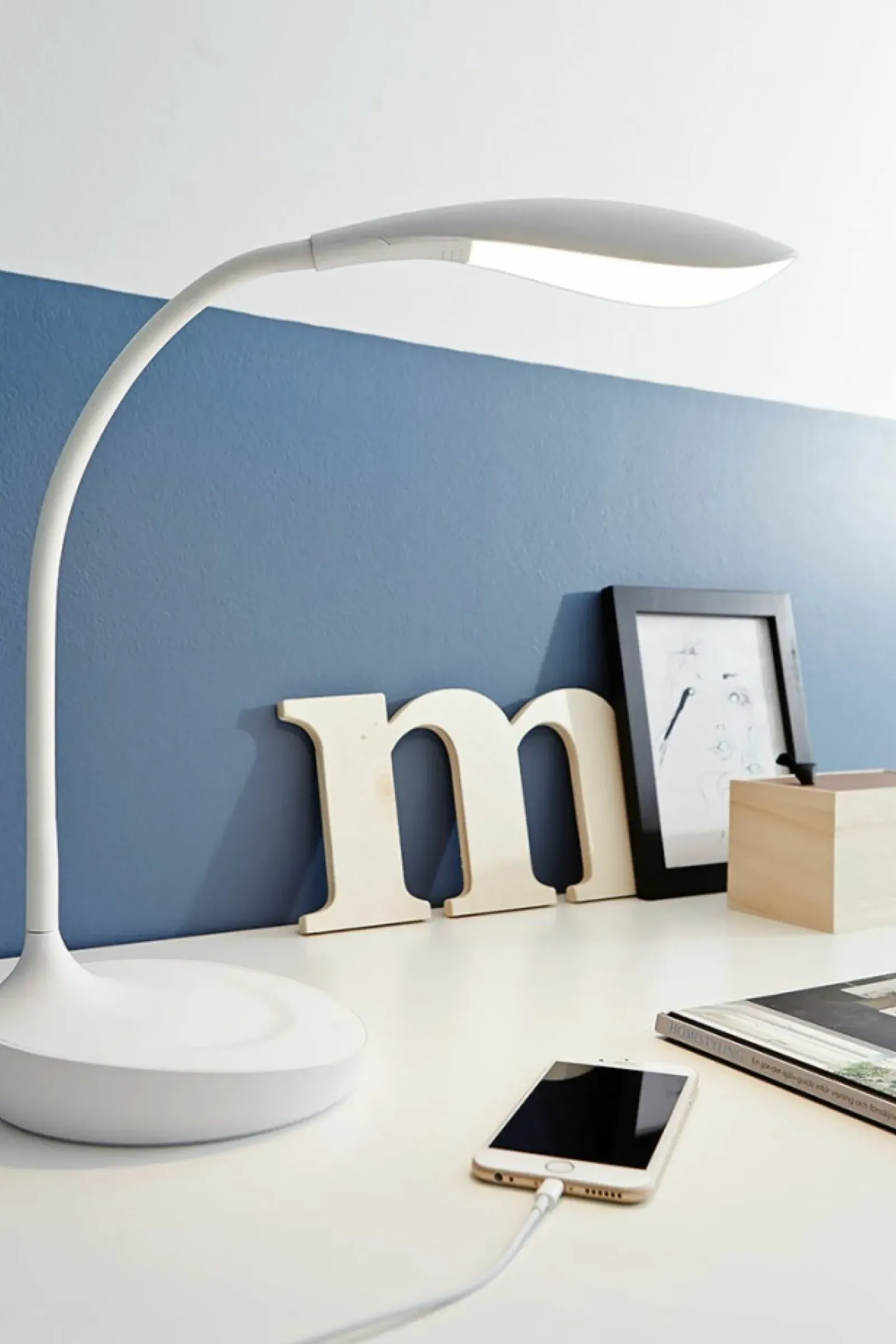 Sklep Kaja Nowoczesna lampka biurkowa z gniazdem USB 106093 | Kaja Oświetlenie* Lampy Led|Lampki Biurkowe