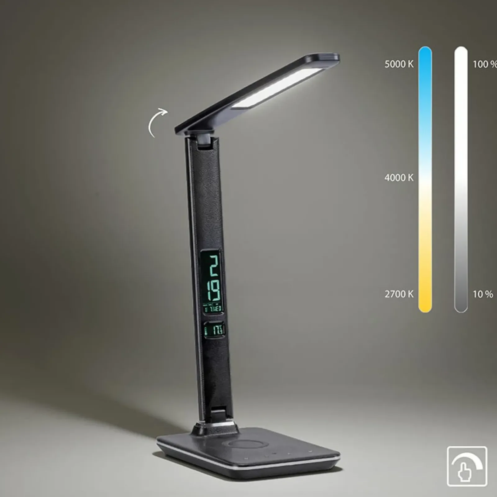 Sklep Kaja Nowoczesna lampka biurkowa LED do nauki 4595-18 z serii ADRIANO | Kaja* Lampy Led|Lampki Biurkowe