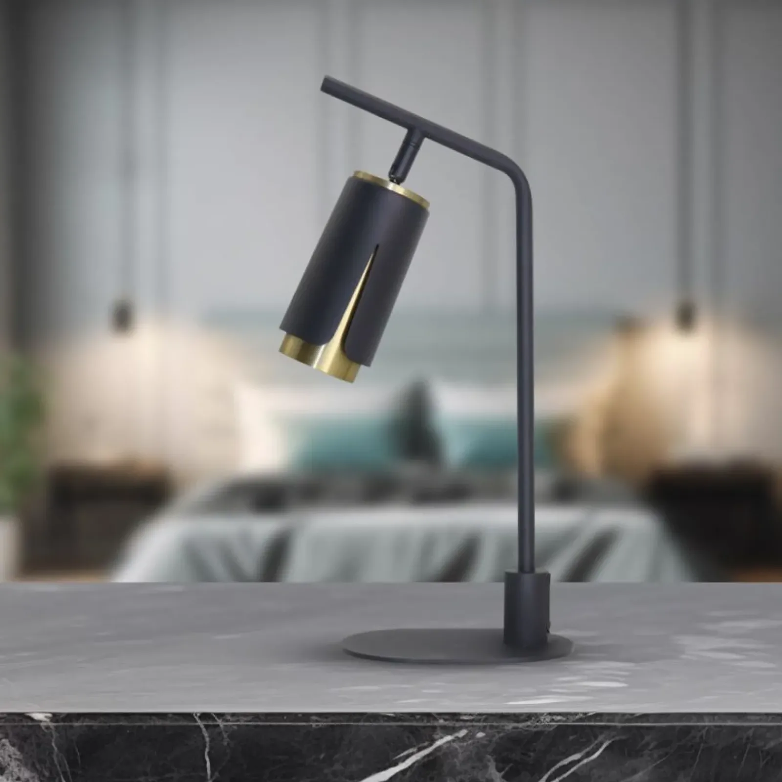 Sklep Kaja Nowoczesna lampka biurkowa, ruchoma tuba ML0268 FLOWER | Kaja* Lampki Biurkowe