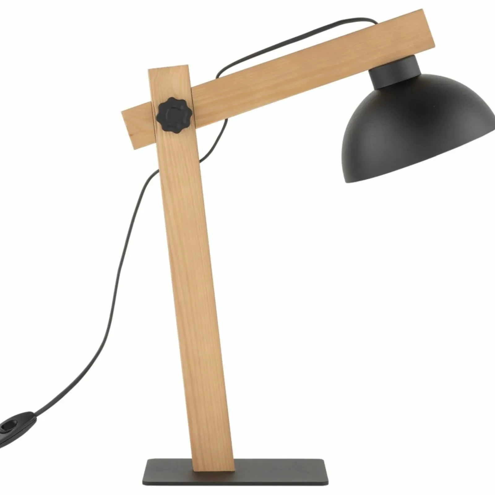 Sklep Kaja Nowoczesna lampka biurkowa, drewniane ramię TK 5346 z serii OSLO* Lampki Biurkowe