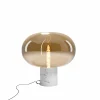 Sklep Kaja Nowoczesna lampka nocna z kloszem MX T0056 MOONSTONE | Kaja* Nowoczesne Lampki Stołowe
