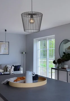 Sklep Kaja Nowoczesna, metalowa lampa wisząca K-4641 SOUL BLACK | Kaja czarny Fashion