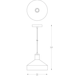 Sklep Kaja Nowoczesna, minimalistyczna lampa wisząca A8016L z serii SIGMA | Kaja Shop