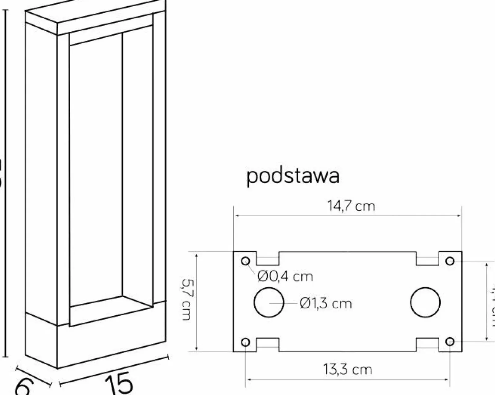 Sklep Kaja Nowoczesna oprawa stojąca, lampa ledowa YB19503 z serii FORM | Kaja Oświetlenie* Lampy Ogrodowe Stojące