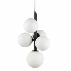 Sklep Kaja Nowoczesna, pionowa lampa wisząca z kloszami SIG 33488 PERLA | Kaja Outlet