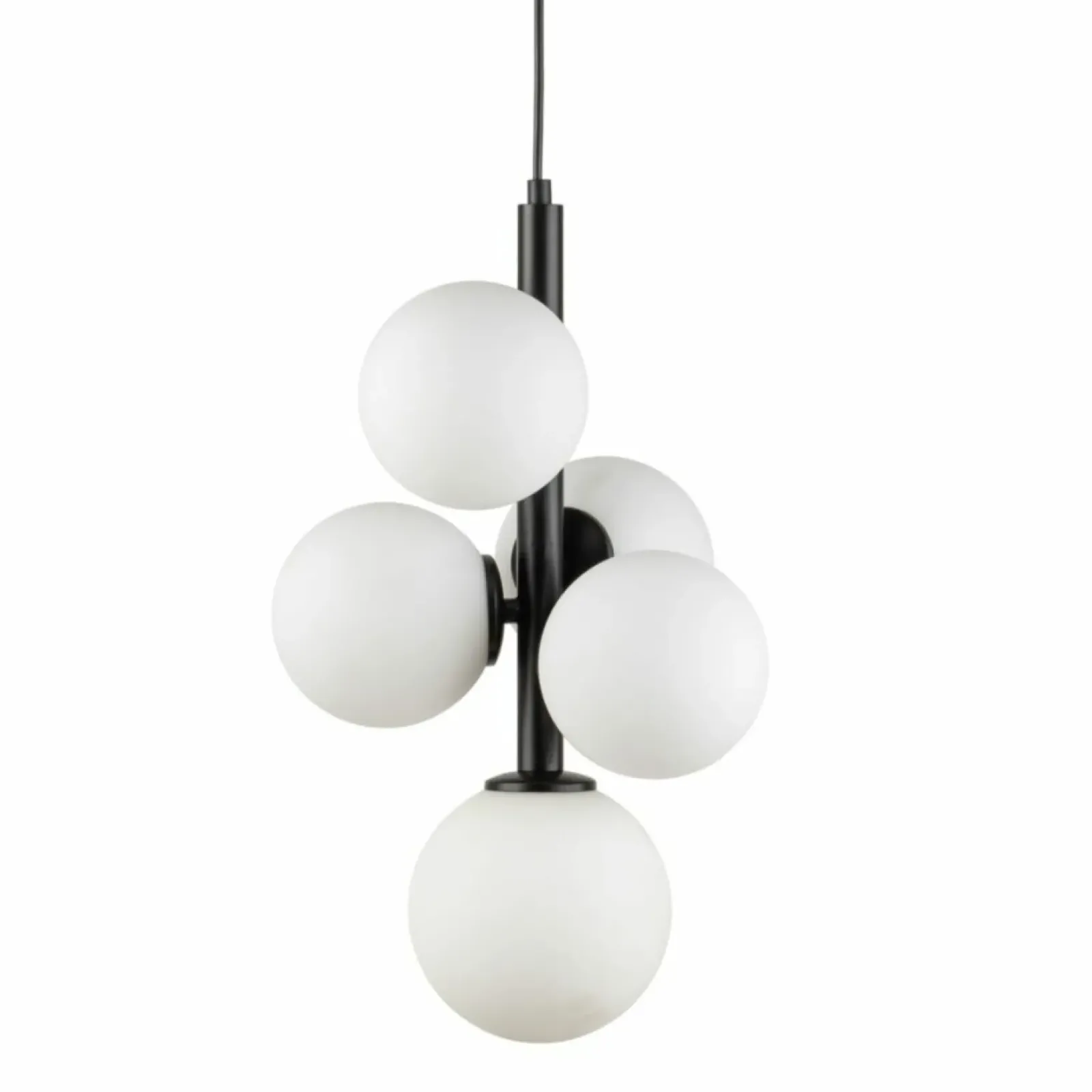 Sklep Kaja Nowoczesna, pionowa lampa wisząca z kloszami SIG 33488 PERLA | Kaja Outlet