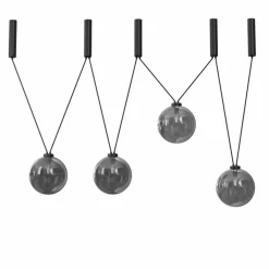 Sklep Kaja Nowoczesna, podwieszana lampa z kloszami ANT 9146 IO | Kaja Oświetlenie Shop