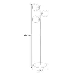 Sklep Kaja Nowoczesna, prosta lampa podłogowa K-4854 ALDAR | Kaja Oświetlenie* Lampy Podłogowe