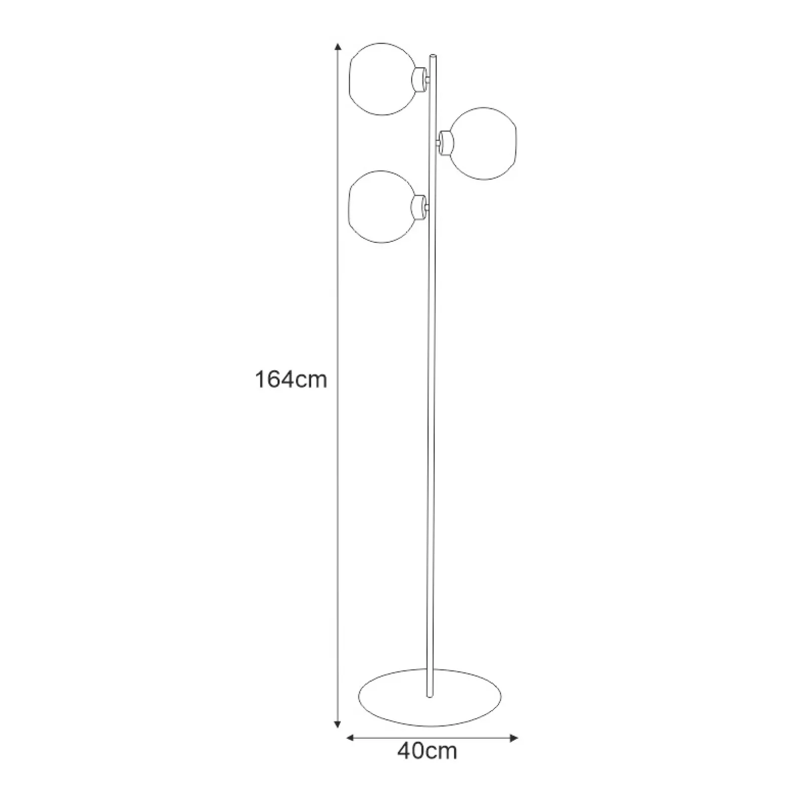 Sklep Kaja Nowoczesna, prosta lampa podłogowa K-4854 ALDAR | Kaja Oświetlenie* Lampy Podłogowe