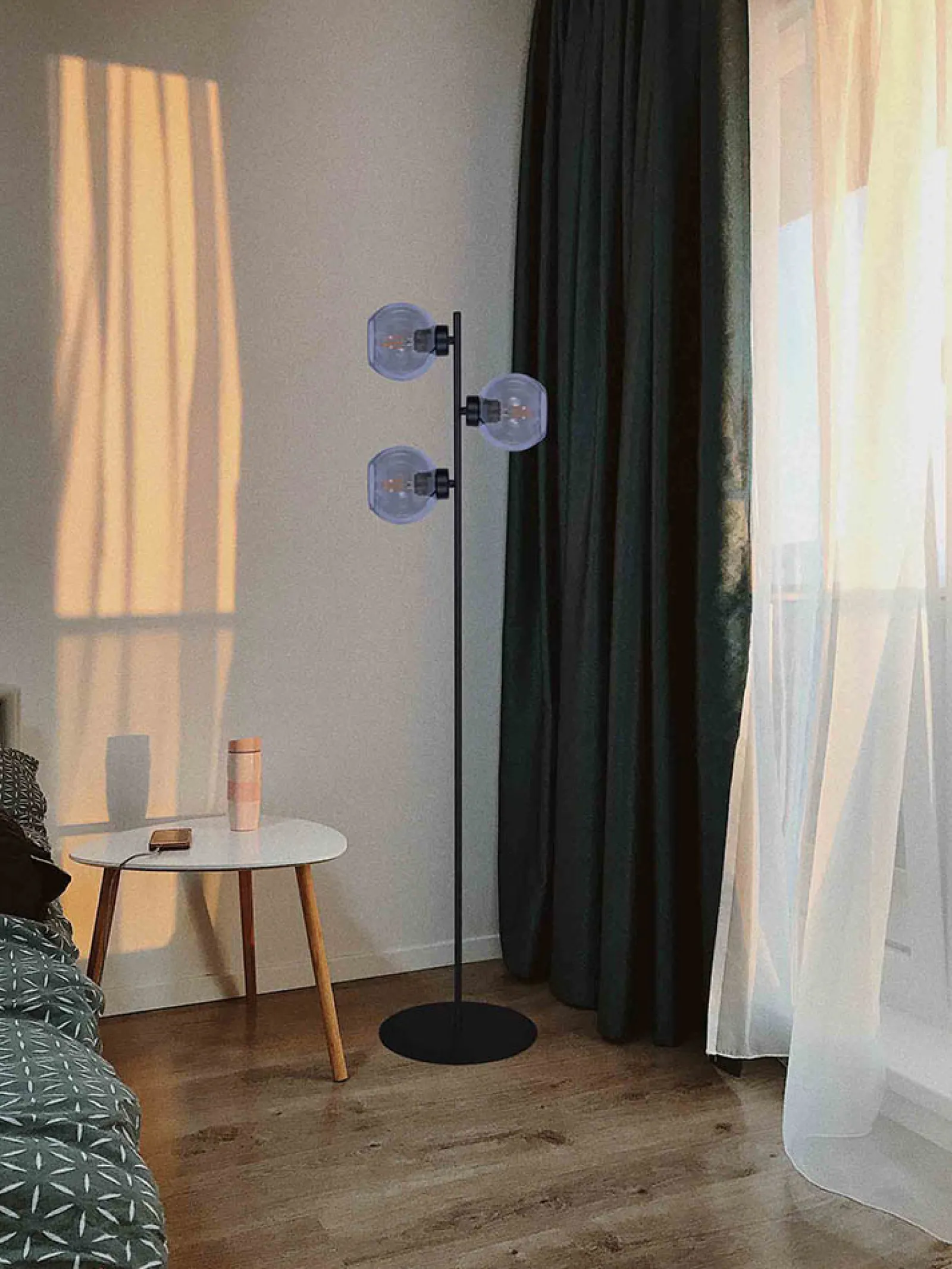 Sklep Kaja Nowoczesna, prosta lampa podłogowa K-4854 ALDAR | Kaja Oświetlenie* Lampy Podłogowe