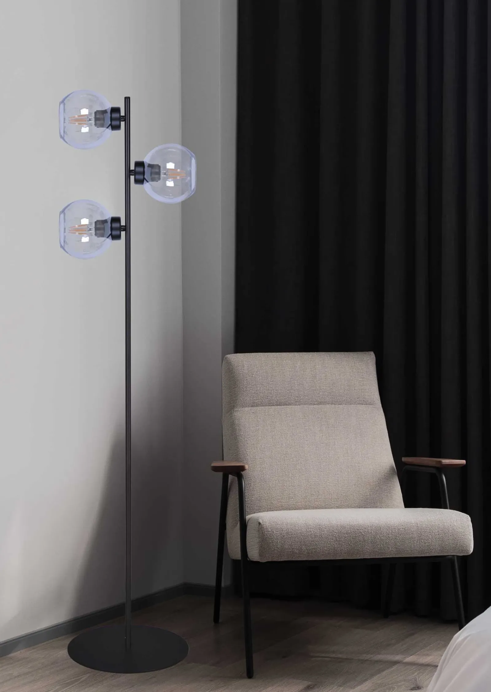 Sklep Kaja Nowoczesna, prosta lampa podłogowa K-4854 ALDAR | Kaja Oświetlenie* Lampy Podłogowe