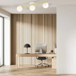 Sklep Kaja Nowoczesna, prosta lampa sufitowa do salonu 1249/3 z serii SPLENDI Shop