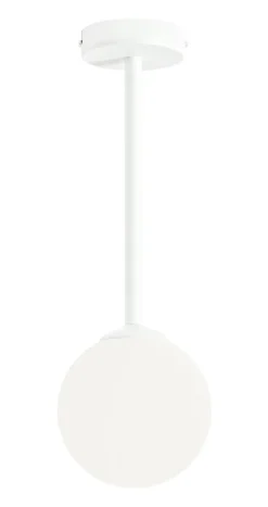 Sklep Kaja Nowoczesna, punktowa lampa sufitowa z kloszem 1080PL_G_S z serii PINNE* Plafony Nowoczesne