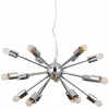 Sklep Kaja Nowoczesna, rozłożysta, srebrna lampa AD20000-18A THEO | Kaja Discount
