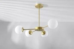Sklep Kaja Nowoczesna, stylowa lampa sufitowa do salonu 34-01566 z serii MATI złoty Store