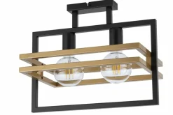 Sklep Kaja Nowoczesna, stylowa lampa sufitowa do holu SIG 32401 MERCI CZ/ZŁ Sale