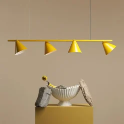 Sklep Kaja Nowoczesna, żółta lampa wisząca nad stół 1108L14 z serii FORM | Kaja Zadzwońporabattel.783200183(8-16)/mailsklep@kaja.com.pl New