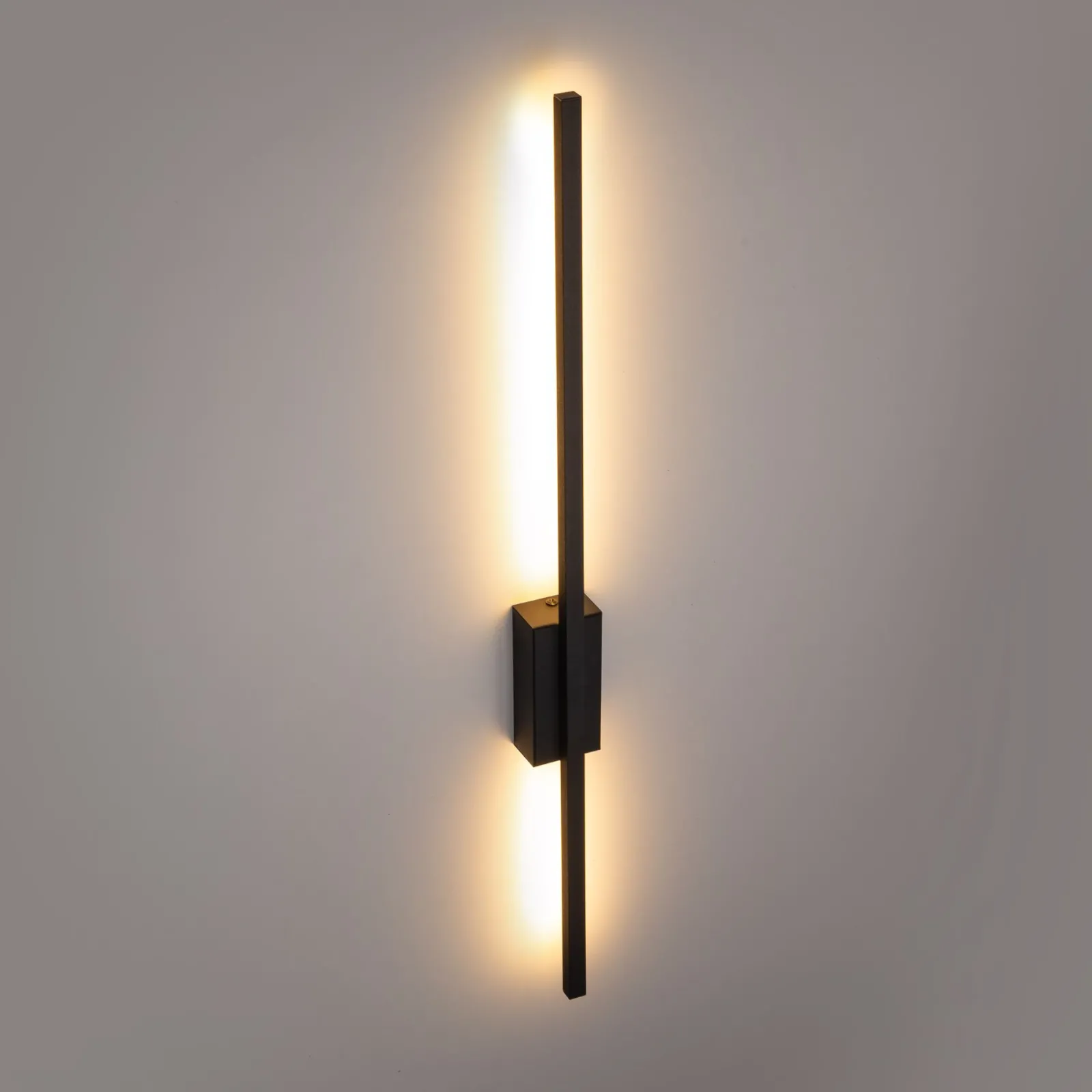 Sklep Kaja Nowoczesny kinkiet do oświetlenia holu TK 6627 FLASH BLACK | Kaja* Lampy Led