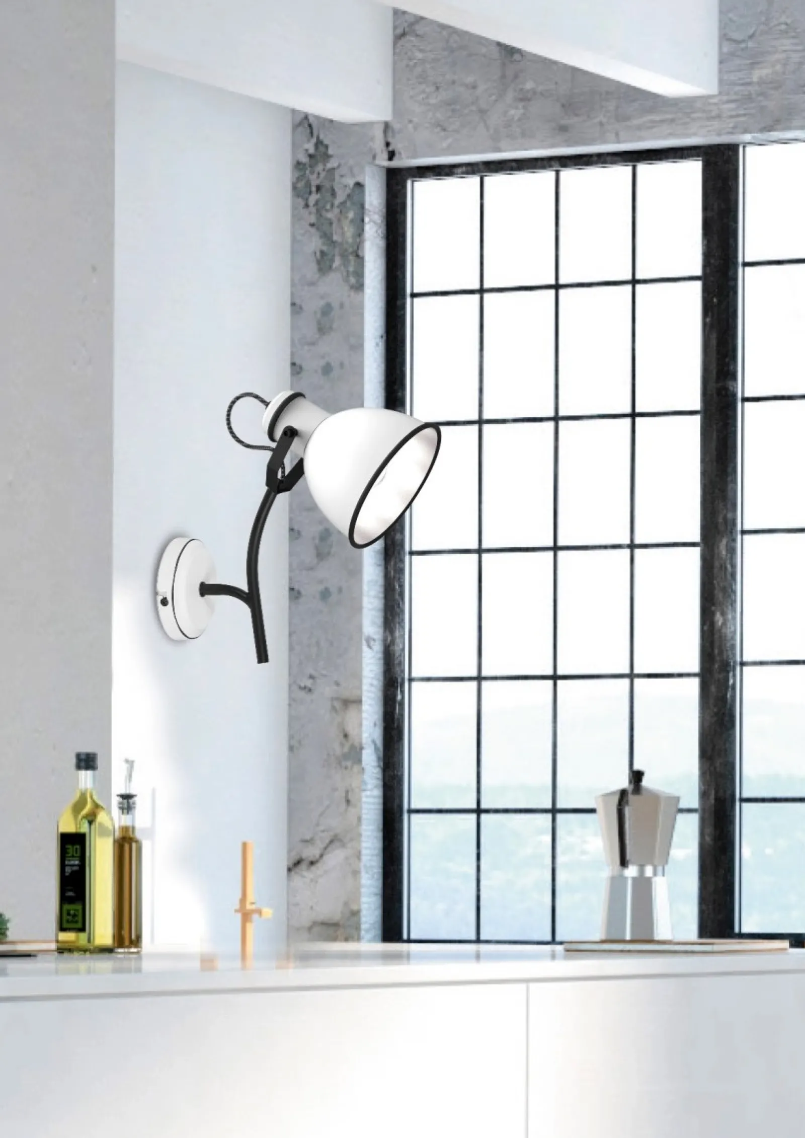 Sklep Kaja Nowoczesny kinkiet w stylu industrialnym 91-72122 ZUMBA | Kaja* Kinkiety Tradycyjne