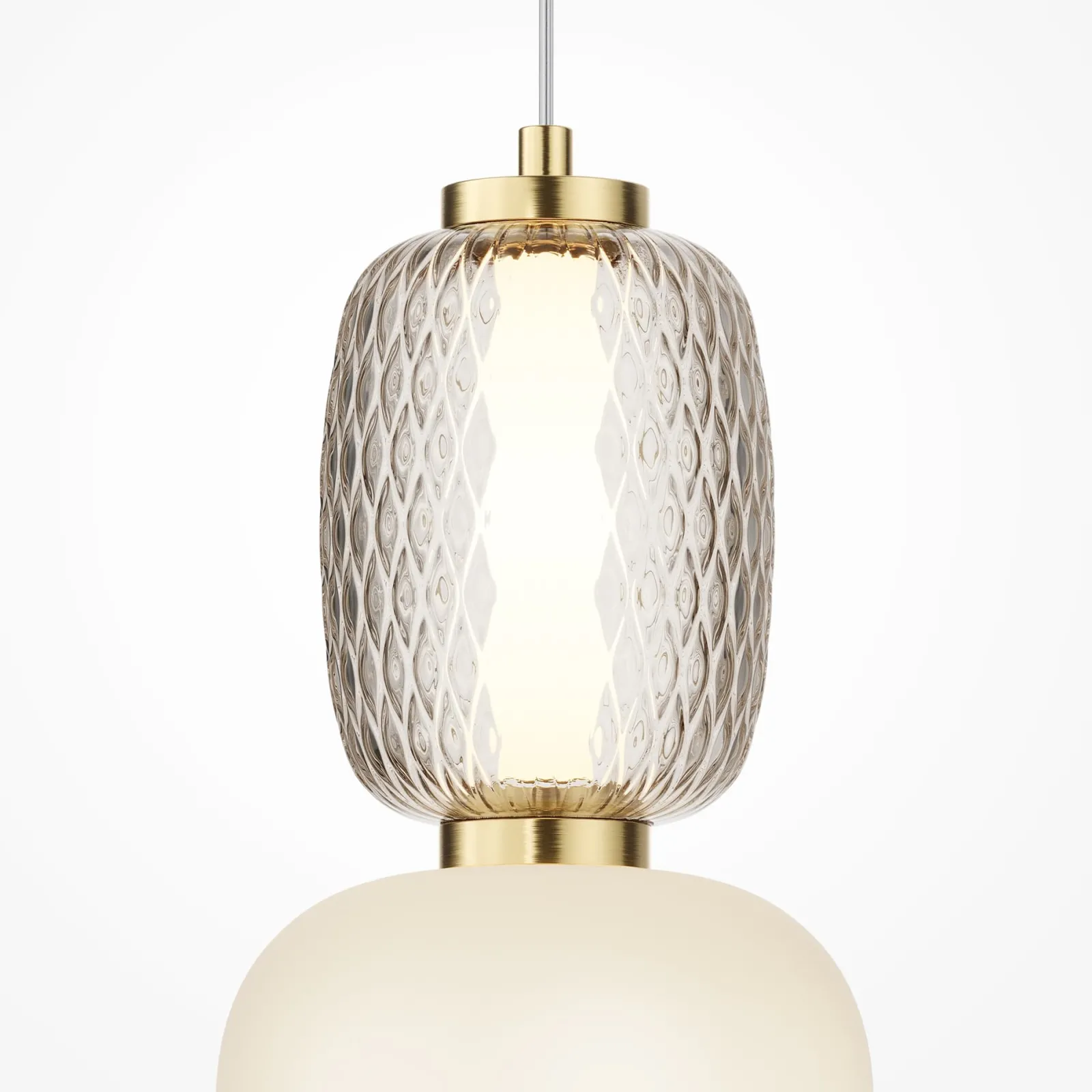 Sklep Kaja Nowoczesny kinkiet ze złotym stelażem MOD267WL-L18G3K z serii PATTERN* Lampy Led