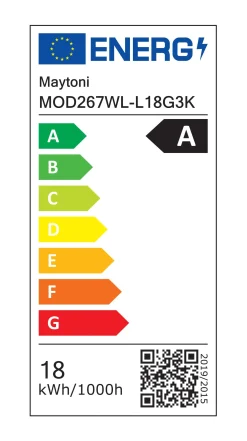 Sklep Kaja Nowoczesny kinkiet ze złotym stelażem MOD267WL-L18G3K z serii PATTERN* Lampy Led