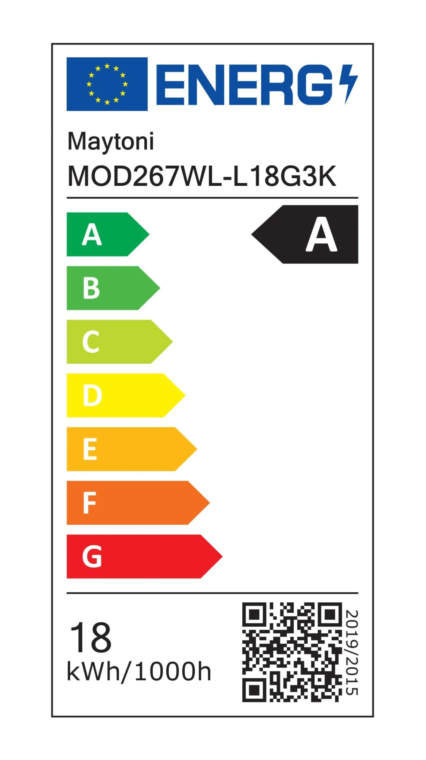 Sklep Kaja Nowoczesny kinkiet ze złotym stelażem MOD267WL-L18G3K z serii PATTERN* Lampy Led