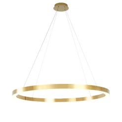Sklep Kaja Nowoczesny, ledowy żyrandol koło LP-033/1P XL GD SHINY z serii MIDWAY Shop