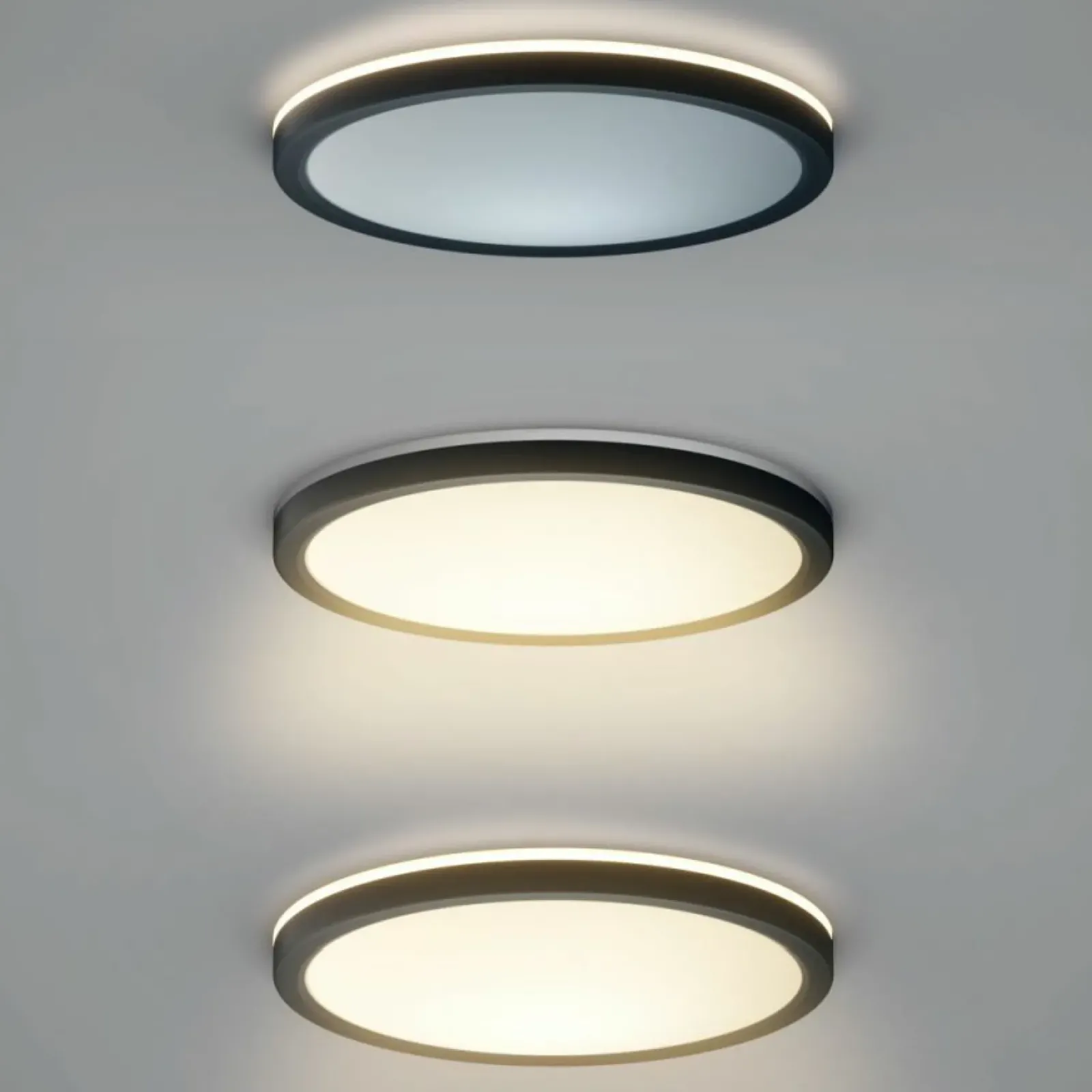 Sklep Kaja Nowoczesny plafon LED do salonu ⌀40 PLF-63452-400R-36W-BL CORTE | Kaja* Lampy Led|Plafony Nowoczesne