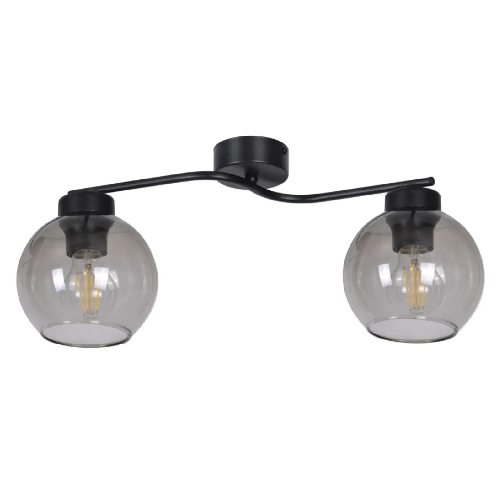 Sklep Kaja Nowoczesny plafon z dymionymi kloszami K-2624 AIDEN | Kaja Oświetlenie Outlet