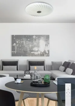 Sklep Kaja Nowoczesny plafon ze zdobionym kloszem 14-75239 CALIPSO | Kaja* Plafony Nowoczesne|Lampy Led