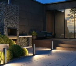Sklep Kaja Nowoczesny słupek ogrodowy LED 60cm O422FL-L12GF z serii HOF | Kaja* Lampy Ogrodowe Stojące